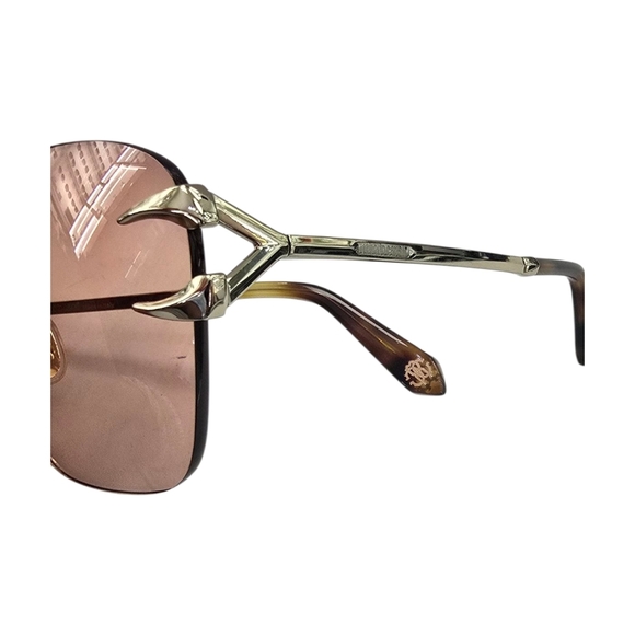 Stylish Gold and Brown Sunglasses ROBERTO CAVALLI